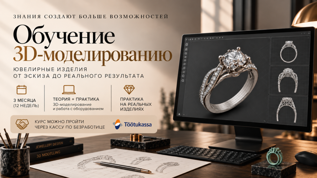 Yuvelirnoe 3D modelirovanie